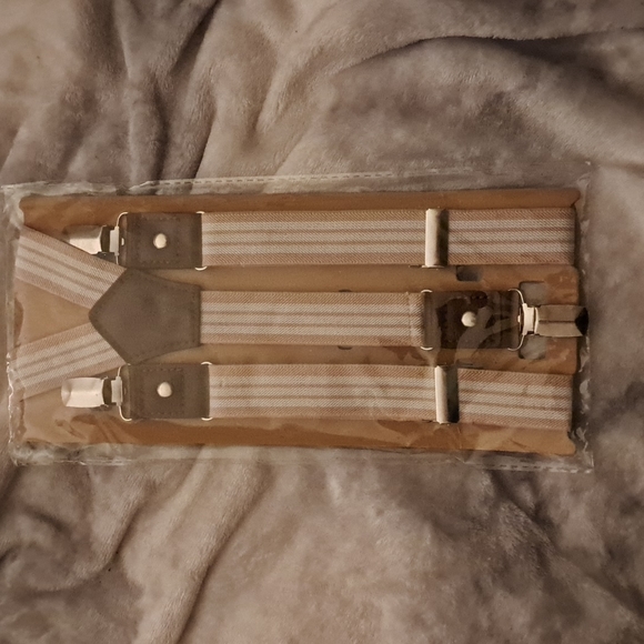 Suspenders none one size fits all rose gold And White - Picture 1 of 1
